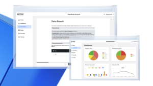 Data Breach questionnaire and dashboard with graphs