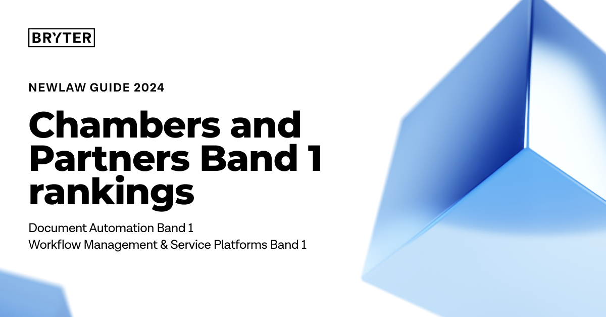 Chambers and Partners Band 1 rankings
